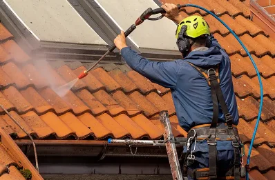 Démoussage et hydrofuge de toiture à Saint-Just-Ibarre